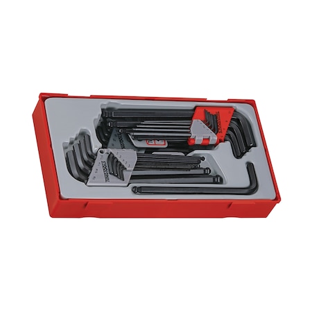 Teng Tools 28 Piece Metric/AF Hex & TX Key Set TTHT28